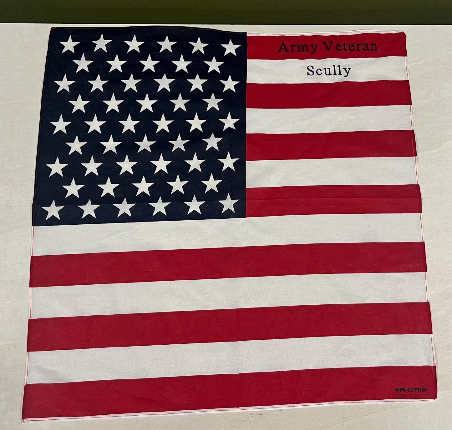 American flag bandana