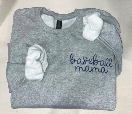 baseball mama crewneck