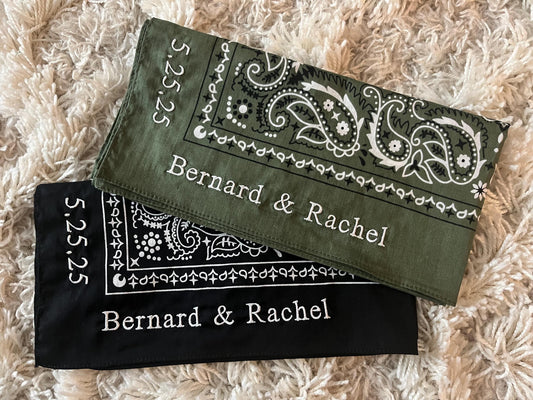 Wedding/ anniversary/ love bandana