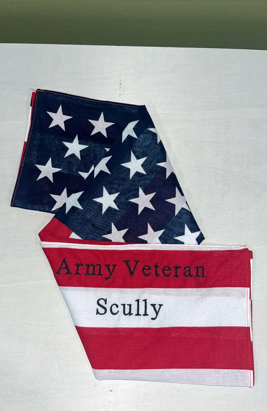 American flag bandana