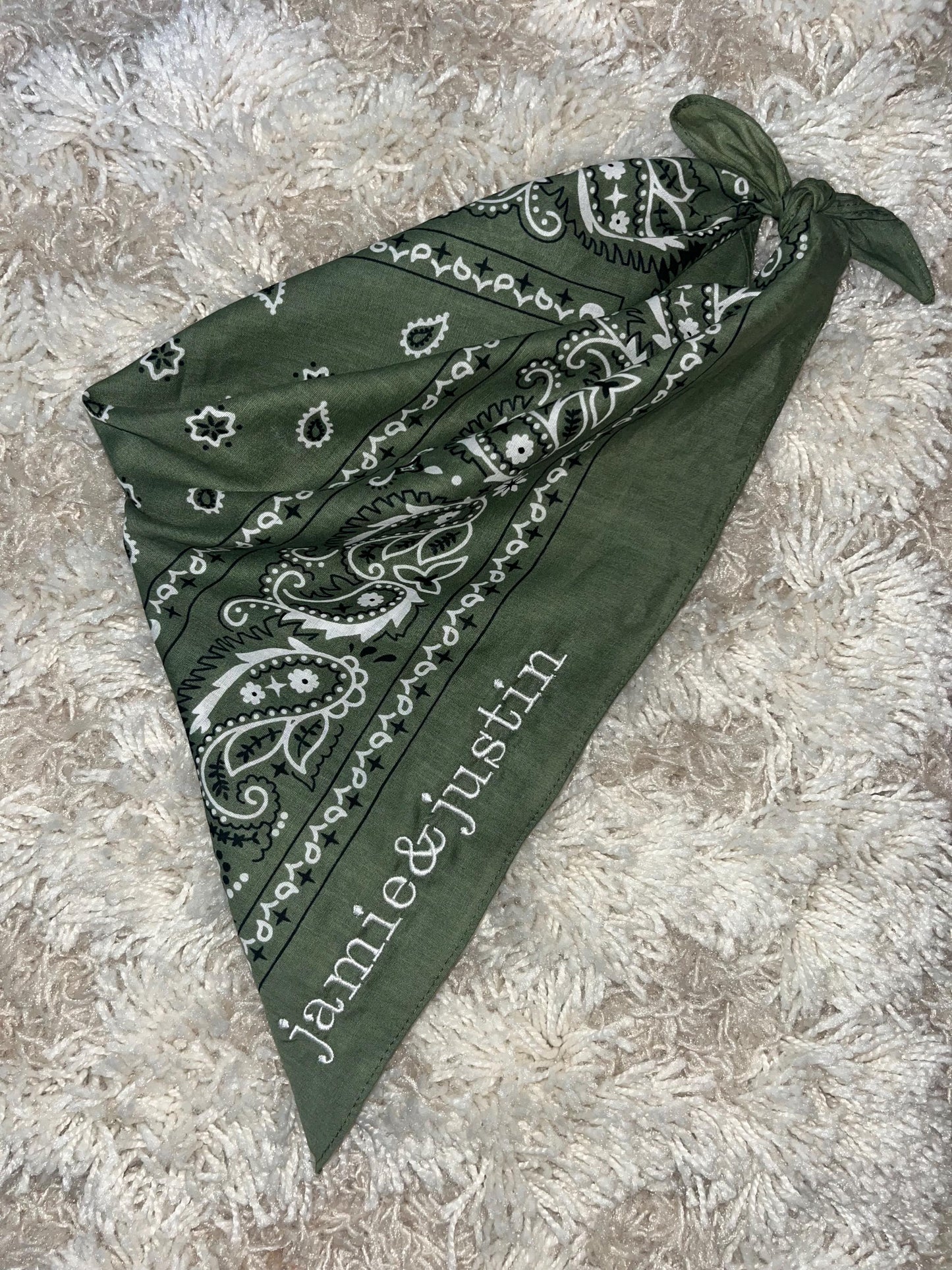 Wedding/ anniversary/ love bandana