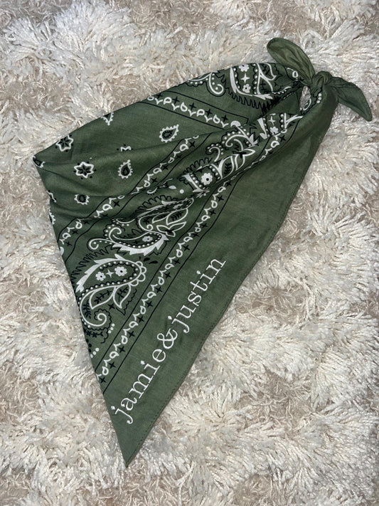 Wedding/ anniversary/ love bandana