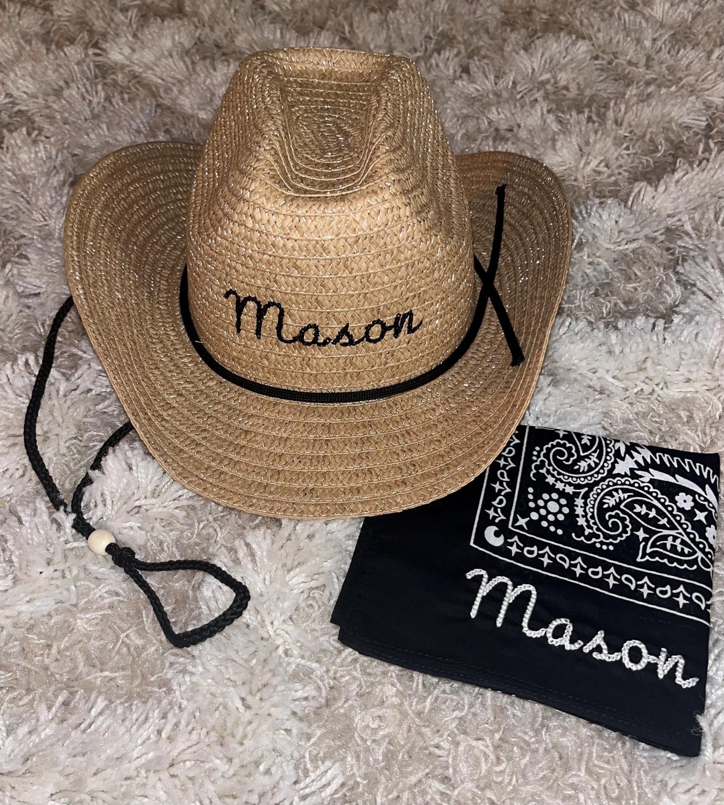 Personalized embroidered cowboy cowgirl hat, adult, kids western themed, country, beach, custom, wide brim summer hat, concert, bridal party