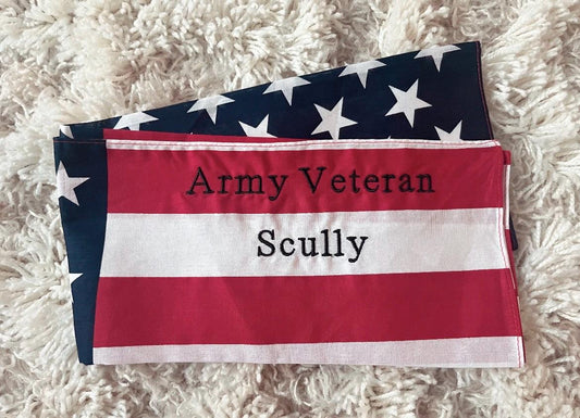 American flag bandana