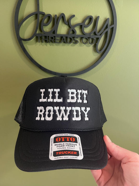 LIL BIT ROWDY kids foam trucker