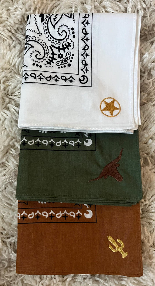 Custom Saloon with Logo Bandana