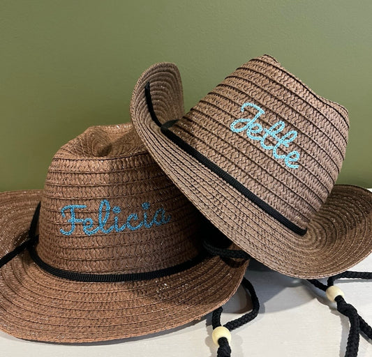 Chain Stitch cowboy hat