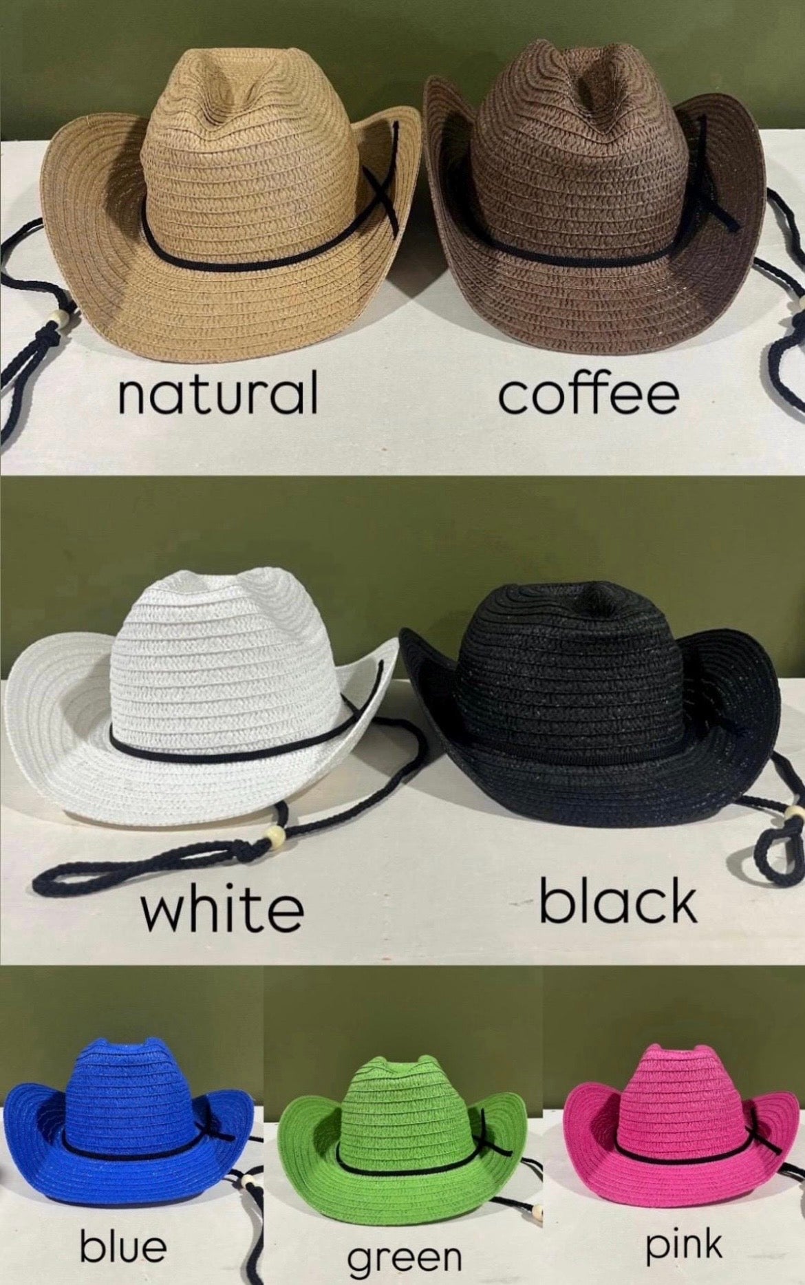 Saloon western cowboy hat